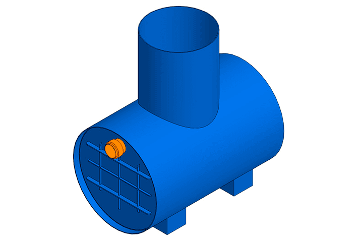 Жироуловитель ПЭ-3,5-500 (горизонтальный)