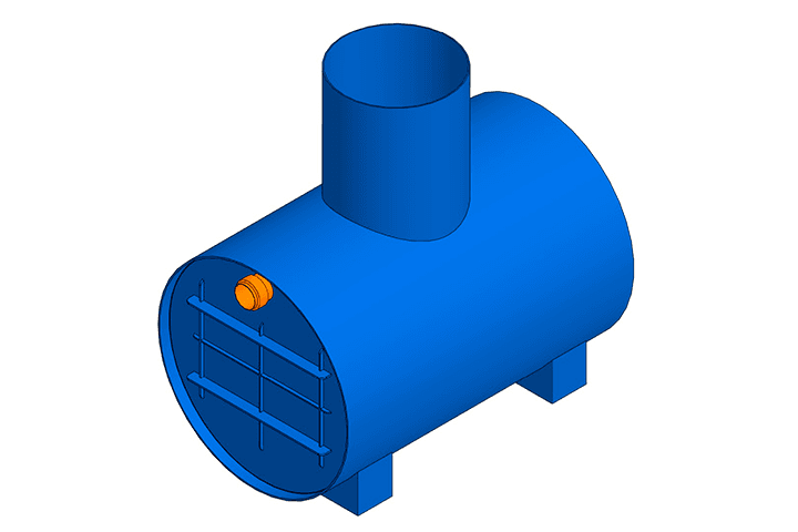 Жироуловитель ПЭ-7-1000 (горизонтальный)