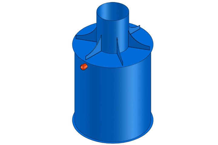 Жироуловитель ПЭ-32-4500 (подземный вертикальный)