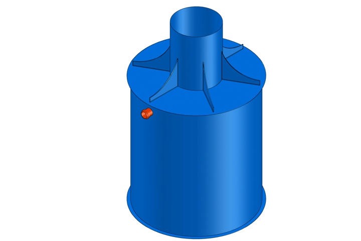 Жироуловитель ПЭ-36-5000 (подземный вертикальный)