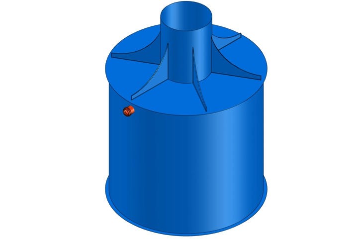 Жироуловитель ПЭ-54-7500 (подземный вертикальный)